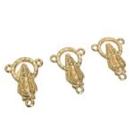 Entremeio N.Sra Aparecida 22mm Dourado - 1 Und