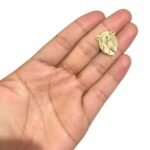 Entremeio Oval N. Senhora 23mm Dourado - 1 Und - Imagem 3