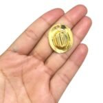 Pingente Chapéu 30mm Dourado - 1 Und - Imagem 2