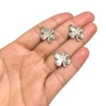 Pingente Trevo 4 Folhas 20mm Níquel – 1 Und - Imagem 2