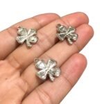 Pingente Trevo 4 Folhas 20mm Níquel – 1 Und - Imagem 4