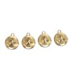 Pingente Mini Chapéu 18mm Dourado - 1 Und - Imagem 4