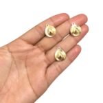 Pingente Mini Chapéu 18mm Dourado - 1 Und - Imagem 2