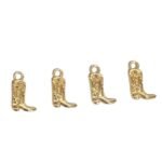 Pingente Mini Bolsa 18mm Dourado – 1 Und