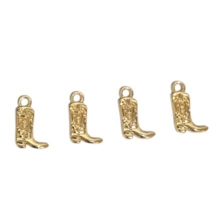 Pingente Mini Bolsa 18mm Dourado – 1 Und