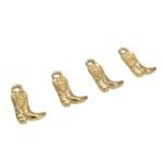Pingente Mini Bolsa 18mm Dourado – 1 Und - Imagem 4