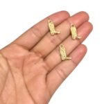 Pingente Mini Bolsa 18mm Dourado – 1 Und - Imagem 2