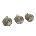 Pingente Mini Chapéu 18mm Niquel – 1 Und