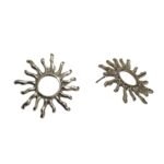 Base Brinco Sol Liso 30mm Níquel – 1 Par