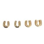 Entremeio Ferradura 8mm Dourado - 1 Und