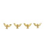 Entremeio Pomba 15mm Dourado Exclusivo - 1 Und