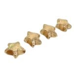 Entremeio Estrela 10mm Dourado - 1 Und