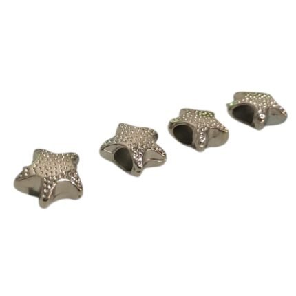 Entremeio Estrela 10mm Níquel - 1 Und