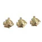 Pingente Peixe 18mm Dourado – 1 Und - Imagem 3