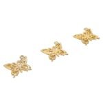 Pingente Borboleta Vazada 18mm Dourado - 1 Und - Imagem 4