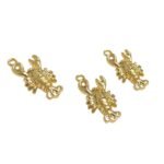 Pingente Lagosta 21mm Dourado – 1 Und