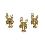 Pingente Lagosta 21mm Dourado – 1 Und - Imagem 5