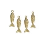 Pingente Peixe 23mm Dourado – 1 Und - Imagem 4