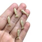 Pingente Peixe 23mm Dourado – 1 Und - Imagem 3
