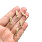 Pingente Peixe 23mm Dourado – 1 Und - Imagem 2