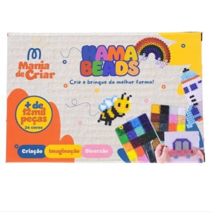 Kit Hama Beads 2.6mm com 12.000 Peças