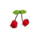 Aplique Cereja C/ Fio Lurex 5cm – 1 Und - Imagem 4