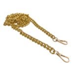 Alça P/ Bolsa Elo Trabalhado 1.20cm Dourado Alumínio – 1 Und