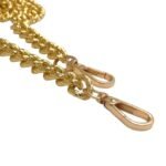 Alça P/ Bolsa Elo Trabalhado 1.20cm Dourado Alumínio – 1 Und - Imagem 3