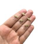 Pingente Peixe 11mm Dourado  – 1 Und - Imagem 3