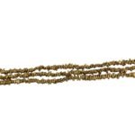 Fio Hematita Cascalho Disforme Dourado - 1 Fio