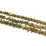 Fio Hematita Estrela 8mm Dourado – 1 Fio - Imagem 4