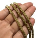 Fio Hematita 1x4mm Dourado - 1 Fio - Imagem 3