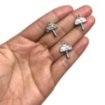 Pingente Cogumelo C/ Coração 18mm Níquel - 1 Und - Imagem 2
