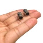 Entremeio Tubo Trabalhado 6x14mm Níquel - 1 Und - Imagem 3