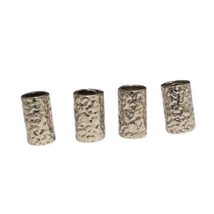 Entremeio Tubo Trabalhado 6x14mm Níquel - 1 Und