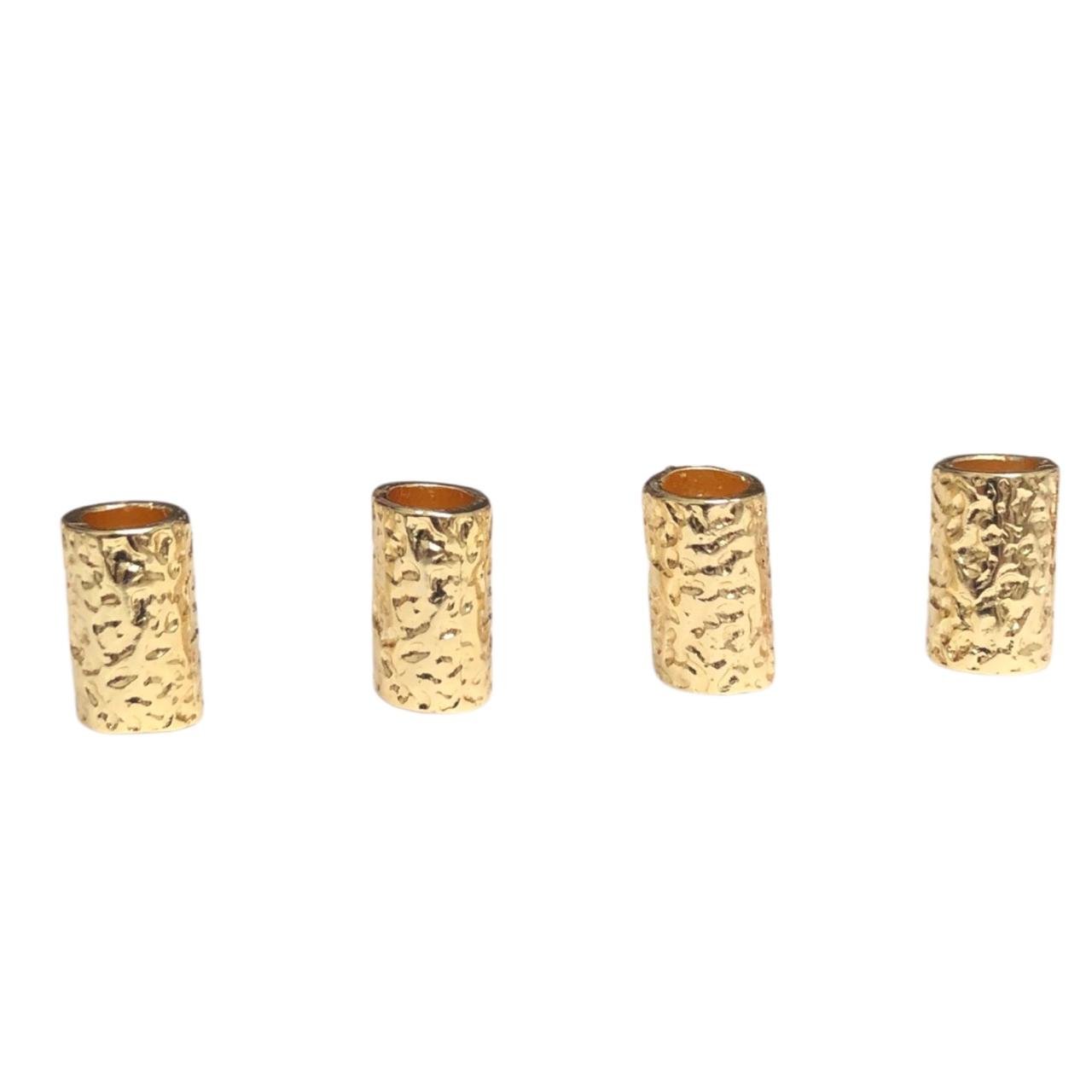 WhatsApp Image 2026-08-18 at 09.01.38 (10) Entremeio Tubo Trabalhado 6x14mm Dourado - 1 Und - Imagem 1