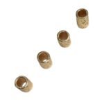 Entremeio Tubo Trabalhado 6x14mm Dourado - 1 Und - Imagem 4
