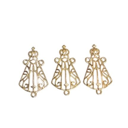 Entremeio N. Sra Aparecida 40mm Dourado– 1 Und