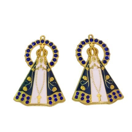 Pingente N. Sra Aparecida 40x60mm Dourado - 1 Und