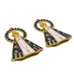 Pingente N. Sra Aparecida 40x60mm Dourado - 1 Und - Imagem 3