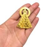 Pingente N. Sra Aparecida 40x60mm Dourado - 1 Und - Imagem 4