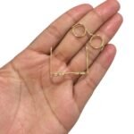 Óculos Amigurumi 13x25x32mm Dourado - 1 Und - Imagem 2
