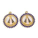 Pingente N. Sra Aparecida 43x48mm Dourado - 1 Und