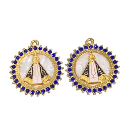 Pingente N. Sra Aparecida 43x48mm Dourado - 1 Und