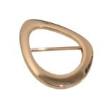Fivela Oval 40mm Dourado - 1 Und - Imagem 4