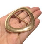 Fivela Oval 40mm Dourado - 1 Und - Imagem 3