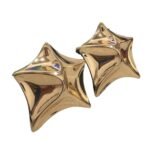 Fivela Estrela Disforme 50x54mm Dourado - 1 Und