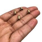 Terminal Colagem Trabalhado 10mm Dourado - 1 Und - Imagem 3