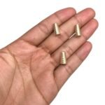 Terminal Colagem Cone 5x13mm Dourado - 1 Und - Imagem 2