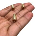Terminal Colagem Cone 5x13mm Dourado - 1 Und - Imagem 3